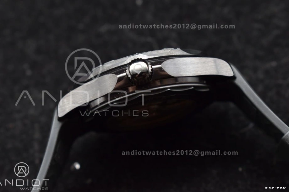 1066 43.5mm on Black Dial Black Best 1:1 Ceramic VSF Edition Strap Black Rubber Durable Seamaster A 300m 0430